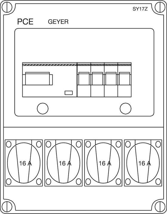 Produktbild ABN Steckdosenkombi SY17Z