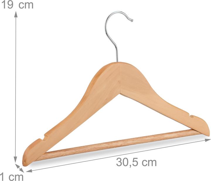 Actual product image Relaxdays 20x children's clothes hangers (20 x)