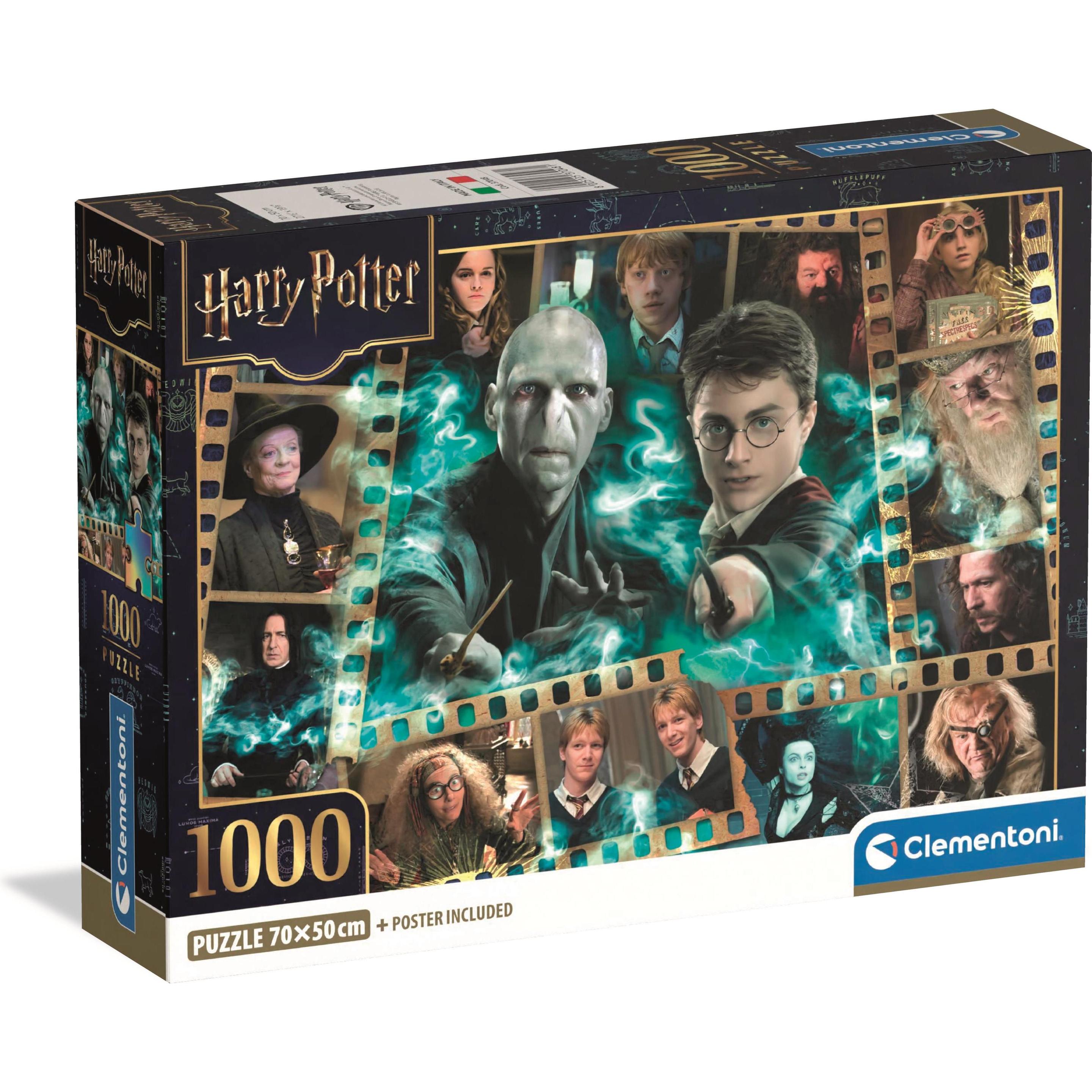 Clementoni Multicolore Puzzle 1000 Compatto Di Harry Potter (1000 Pezzi)