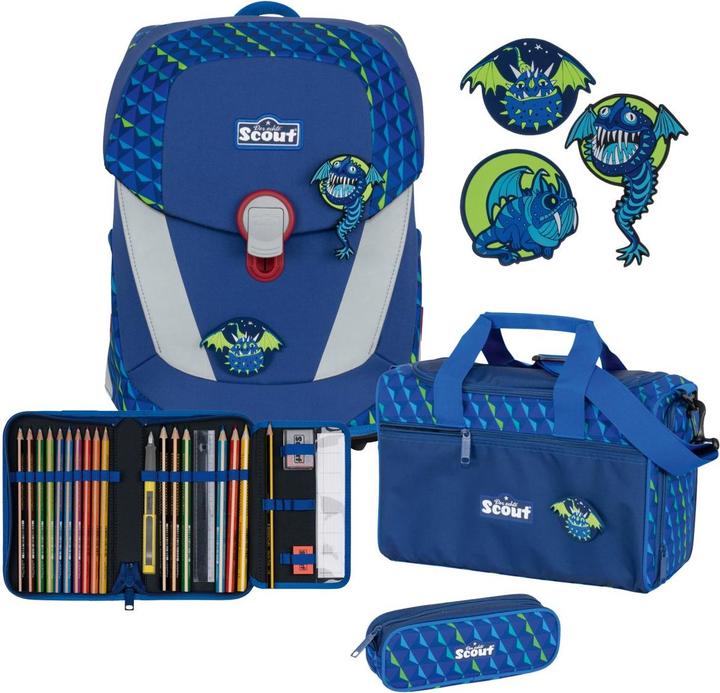 Image du produit Scout Sunny Set II Set sac à dos scolaire Flying Monsters (19.50 l)