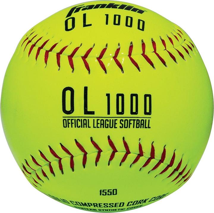 Franklin Official League Softball - yellow OL-1000