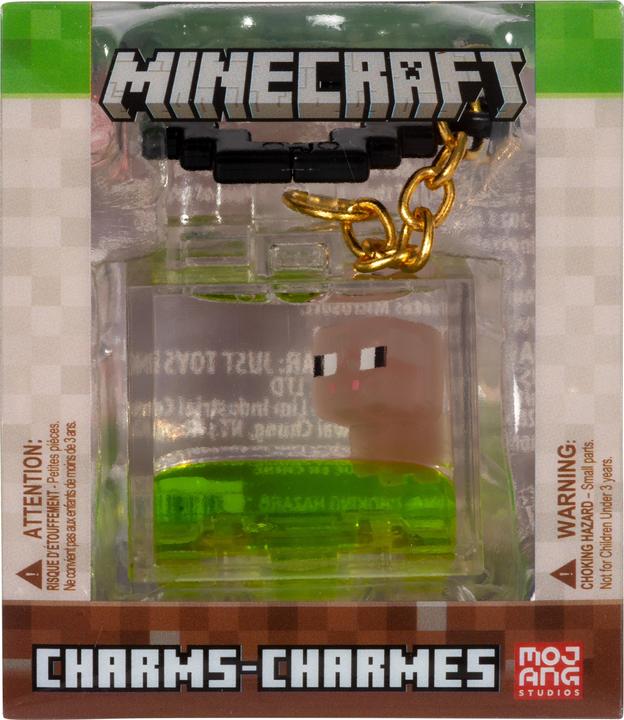 Actual product image Just Toys Minecraft Charms Keychain