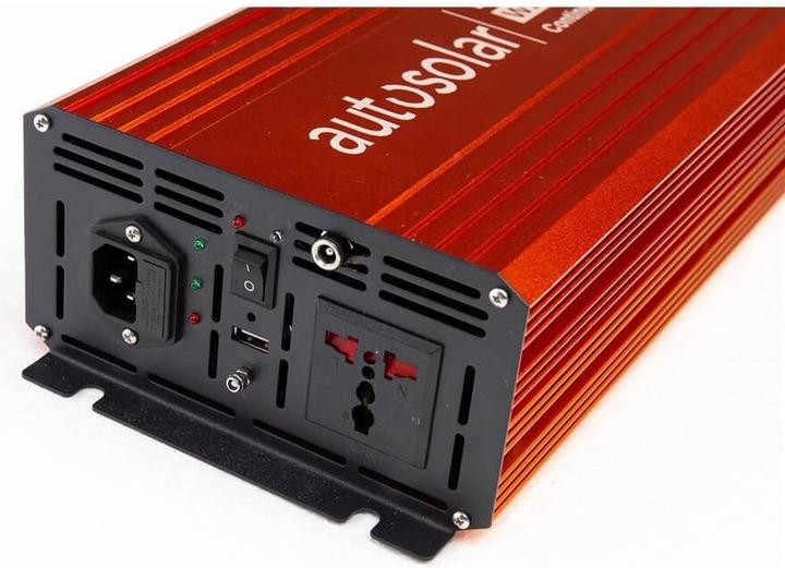 Actual product image Autosolar Inverter with bypass 24 V DC to 230 V AC 2000 W