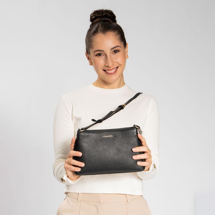 Actual product image Lazarotti Bologna Leather shoulder bag leather 23 cm