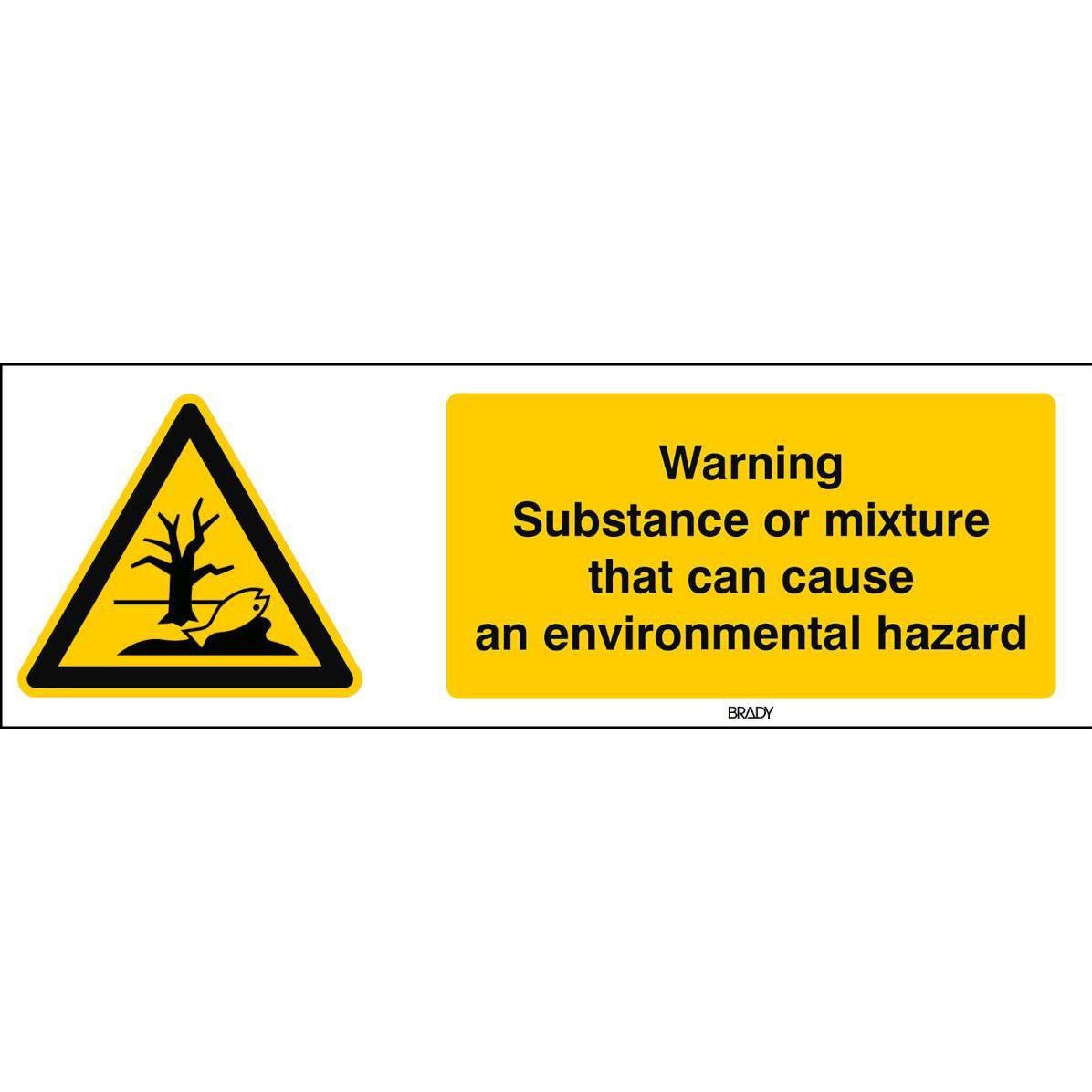 Brady, Sicherheitskennzeichnung, ISO Safety Sign - Warning