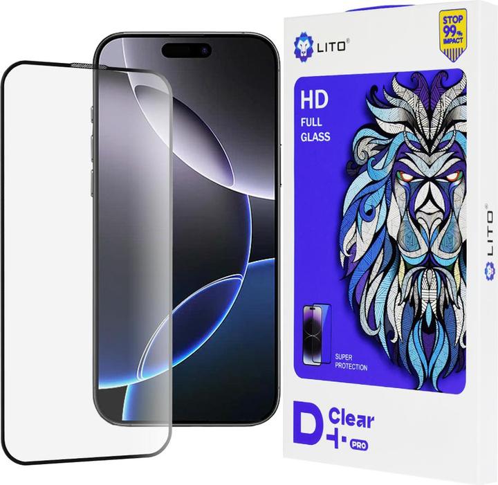 Produktbild Lito - D+ Pro Clear - iPhone 16 Pro Max - Black (Apple iPhone 16 Pro Max)