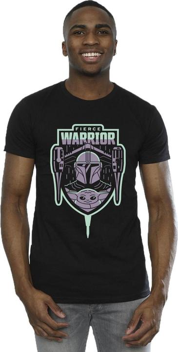 Produktbild Star Wars The Mandalorian Fierce Warrior Patch TShirt (4XL)