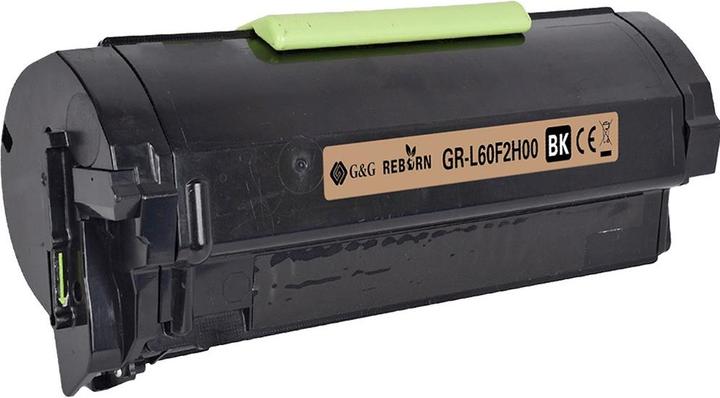 Image du produit G&G Toner de remplacement Lexmark 602H Compatible noir 10000 pages Reborn remanufac (CF)