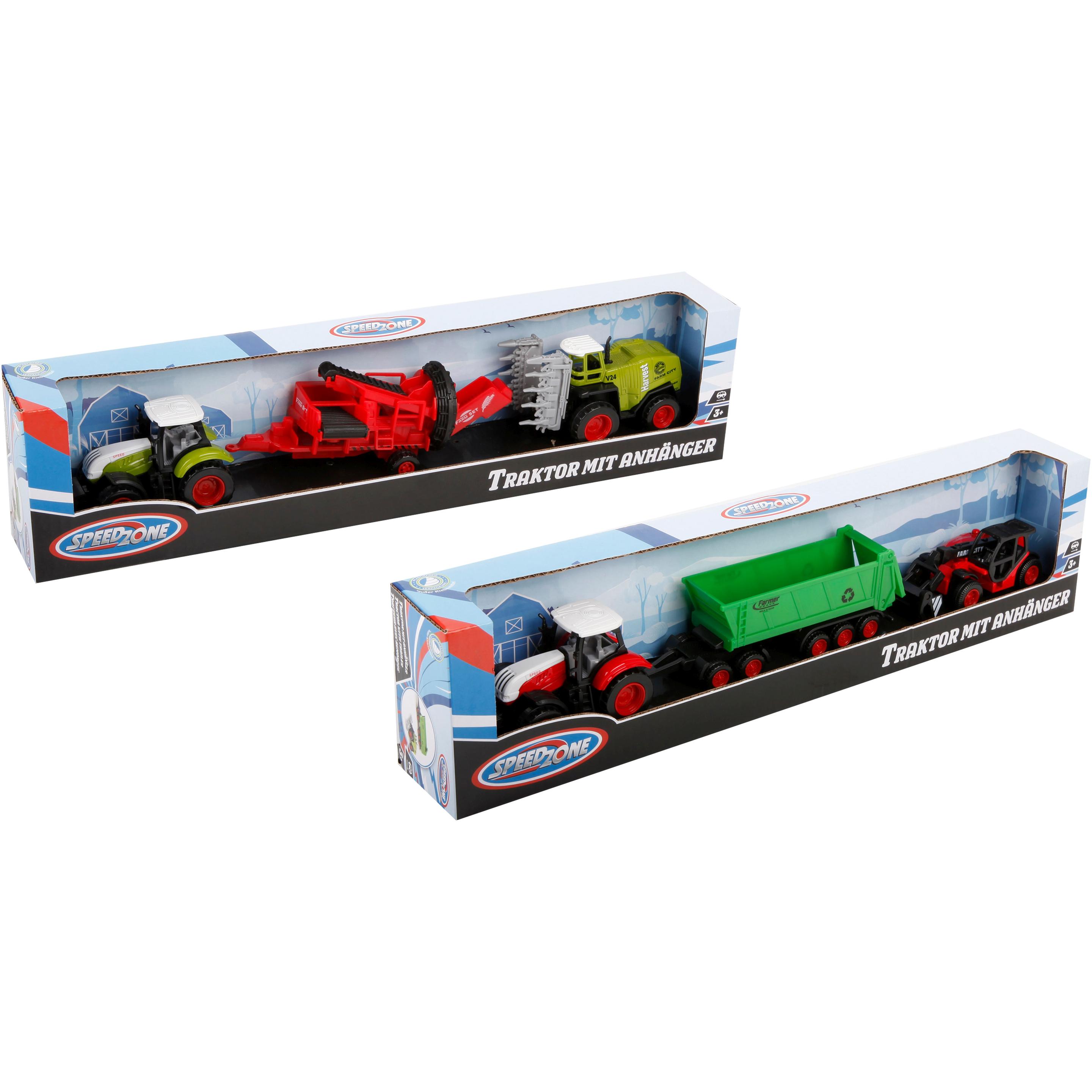 Vedes SZ D/C Traktor mit Hänger, 2-f. sortiert