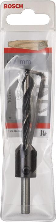 Produktbild Bosch Professional Zubehör Holzspiralbohrer mit 90°-Senker, 7 mm, 16 mm (7 mm)