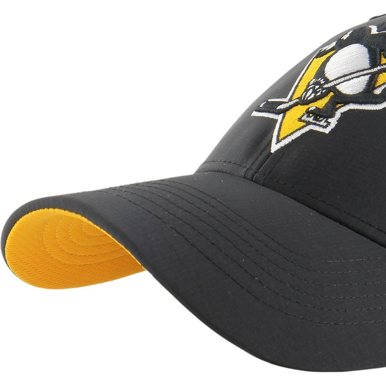 Thumbnail - 47 Brand, Herren, Cap, Relaxedfit Ripstop Line Pittsburgh Penguins, Schwarz