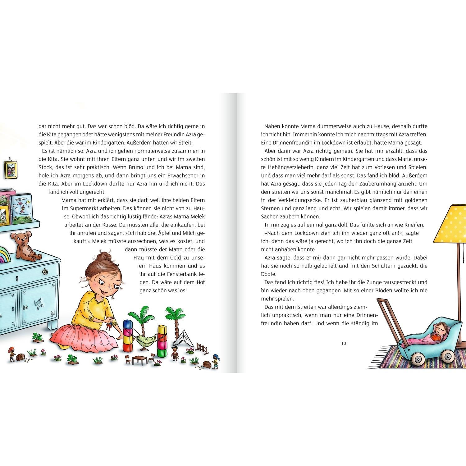 Thumbnail - Tillys Kinderkram. Tilly trickst Corona aus, Kinderbücher von Jasmin Schaudinn