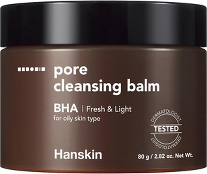 Actual product image Hanskin HANSKIN Balsam oczyszczający pory z kwasami BHA 80g (Facial cleansing wipes)