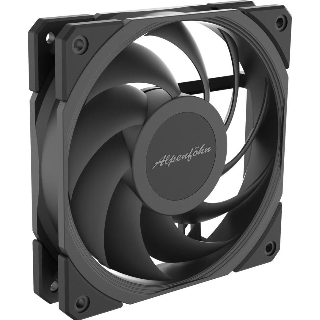 Alpenföhn Jetstream" PWM bk 120x120x25 84000000217 (120 mm, 1 x), PC Lüfter, Schwarz