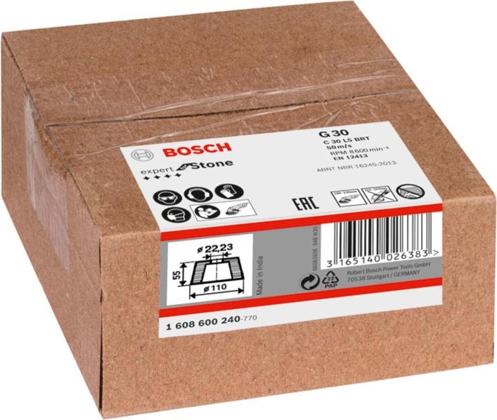 Produktbild Bosch Professional Zubehör PRO Metal Konischer Schleiftopf, 90 x 110 x 55 mm, G30 (36)