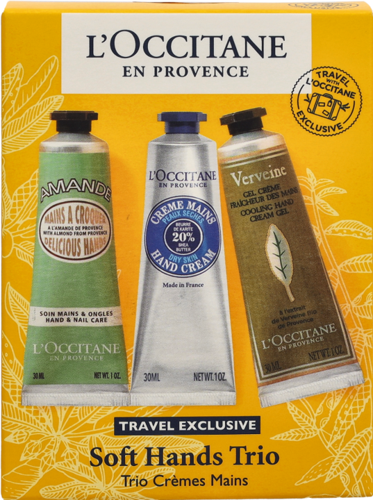 Actual product image L'Occitane Soft Hands Trio (90 ml)