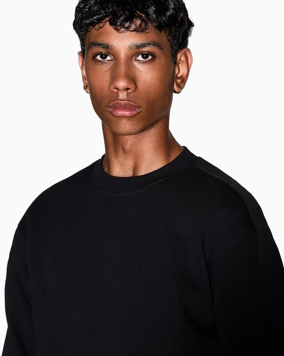 Produktbild Armani Exchange Maglione Essenziale a Maniche Lunghe con Scollo Tondo e Righe (L)