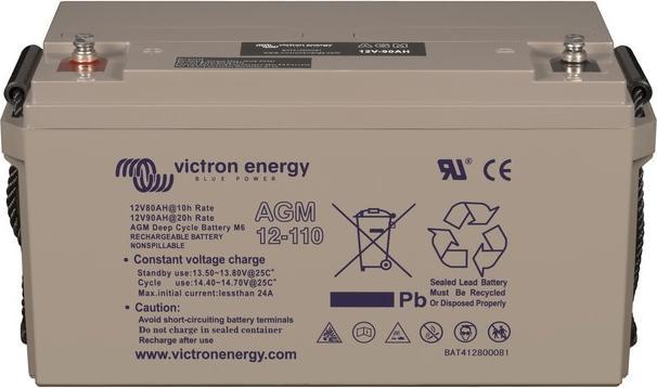 Actual product image Victron Energy AGM Batterie (12 V, 110 Ah)