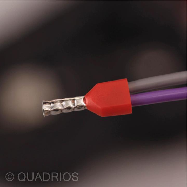 Produktbild Quadrios 2010C390 Aderendhülsen-Sortiment Teilisoliert 90 St.