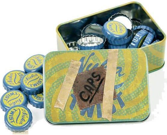 Actual product image DEVplus Fallout Bottle Caps Series Replik Collectib Tin