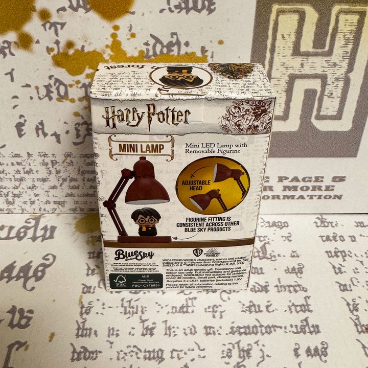 Actual product image Blue Sky HARRY POTTER - Mini Lamp de Bureau - 9,5cm