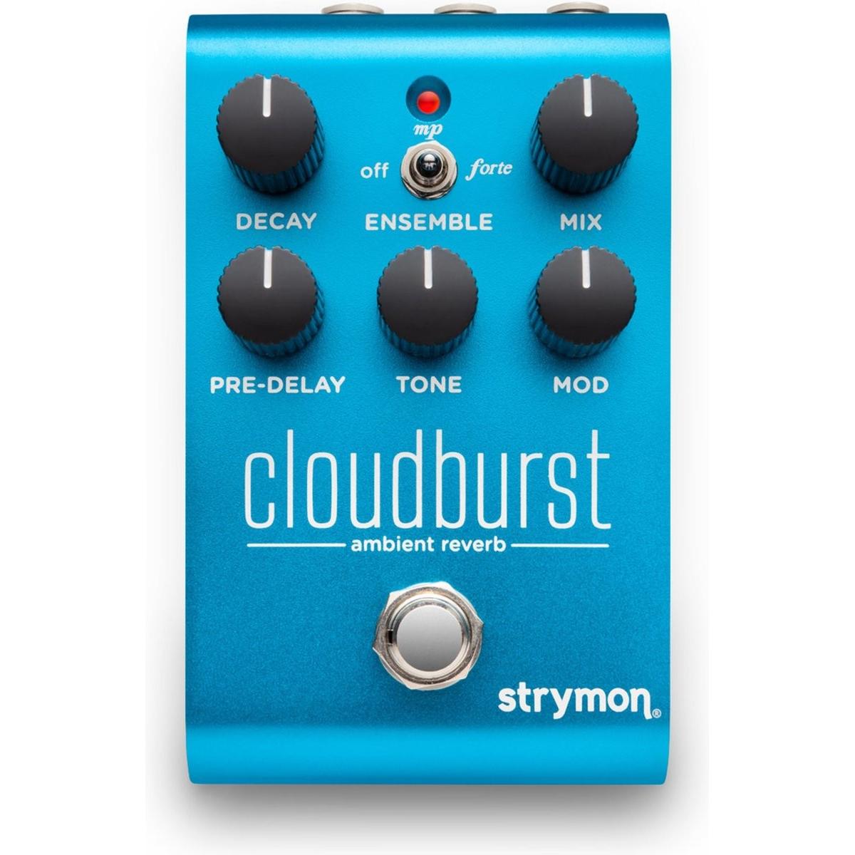 Strymon Riverbero Ambientale Cloudburst (Chitarra), Pedale effetto, Blu