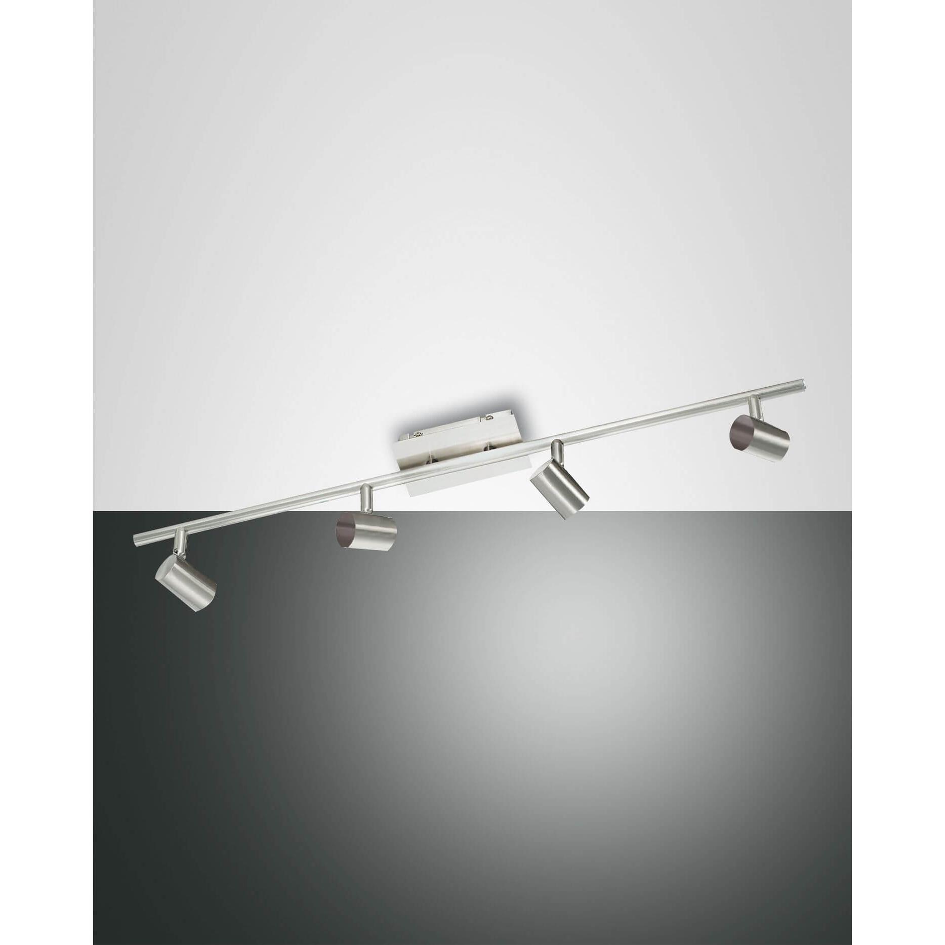 Fabas Luce, Wandleuchte + Deckenleuchte, Spot Tucson GU10 Chromfarben 4x50W (700 lm, GU10)