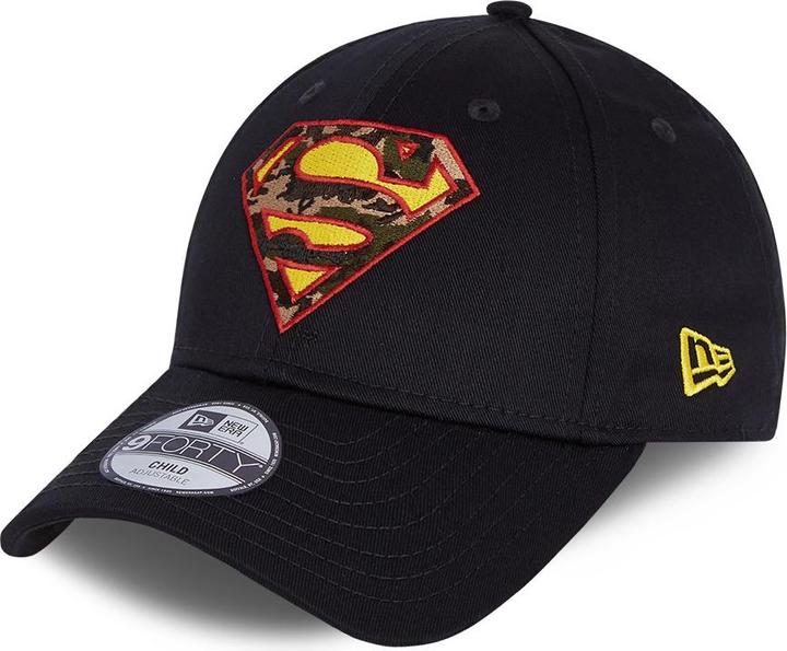 Produktbild New Era 9Forty Kinder Cap - Infill SUPERMAN schwarz - Youth (54, 55, 56)