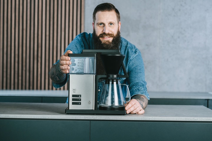 Actual product image Melitta Coffee machine One stainless steel 1031-01