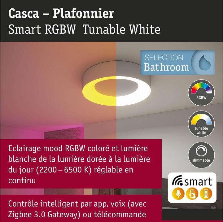 Actual product image Paulmann Deckenleuchte Casca Zigbee (2500 lm)