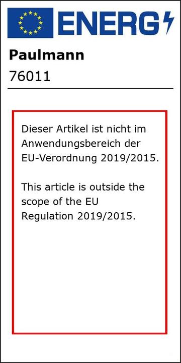 Etichetta energetica Paulmann Pro Strip Argento P25 (Arancia, 500 cm, Interno)