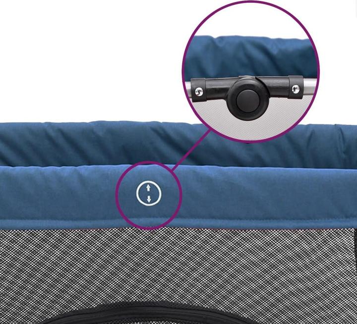 Produktbild vidaXL Baby Laufstall (82 x 110 x 67 cm)