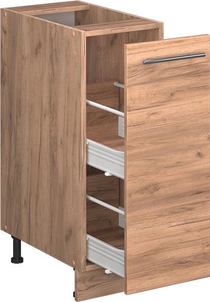 Produktbild Vicco Apothekerschrank Fame-Line, Goldkraft Eiche/Goldkraft Eiche, 30 cm, AP Anthrazit