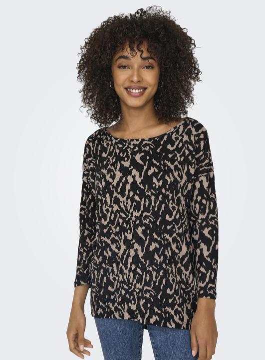 Actual product image Only Printed top with 3/4 sleeves (M)