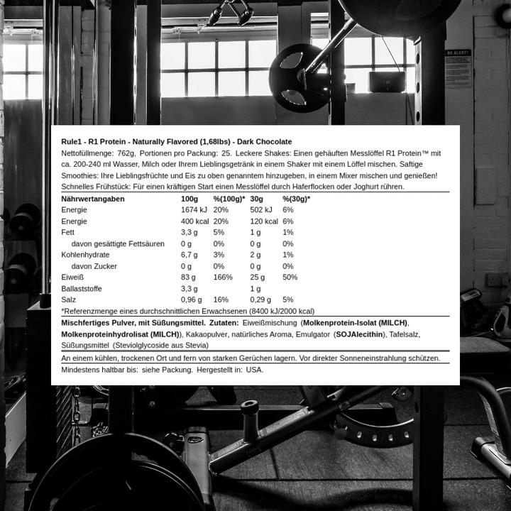 Produktbild Rule 1 R1 Protein (762 g, 1x)