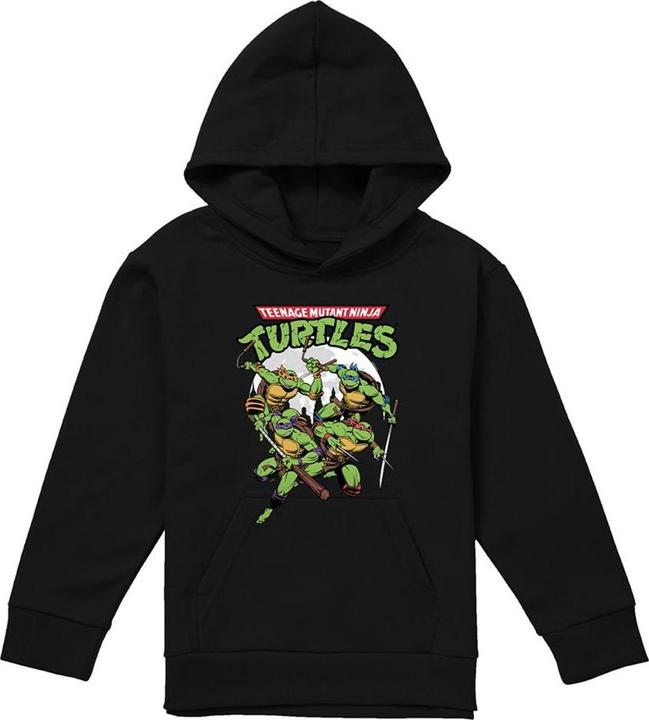 Image du produit Teenage Mutant NT - Sweat à capuche motif/style Groupe MIDNIGHT - Enfant (128)