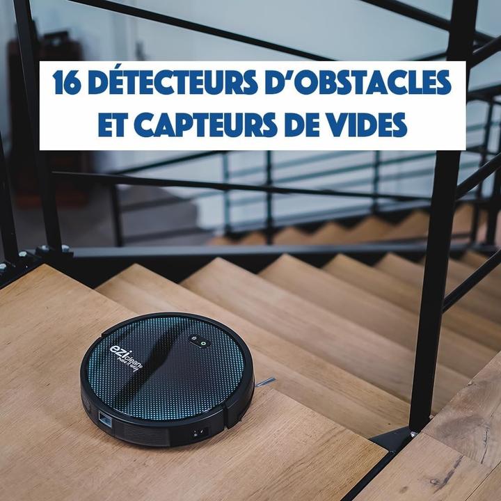 Produktbild Eziclean Connect x550 - Robotstofzuiger - Spraakbesturing - Navigatietechnologie - Plintdetectie - 120m - Ult (4000 Pa, Wischtuch)