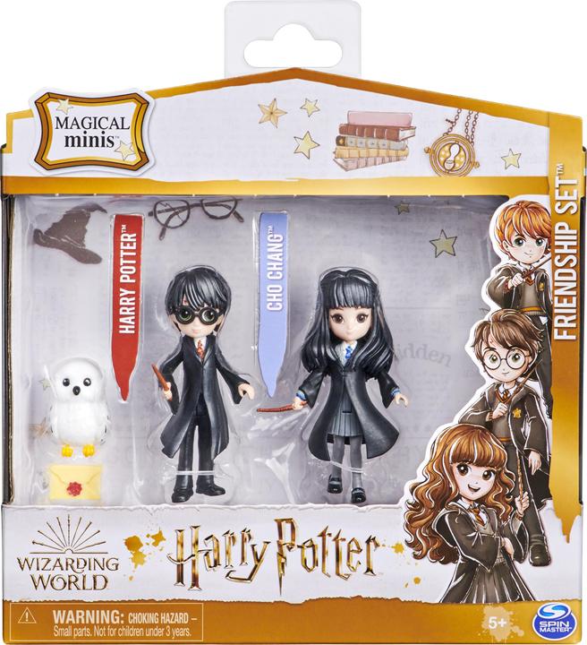 Actual product image Spin Master Set of 3 figures Harry with Cho and Hedwig
