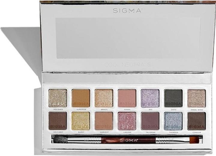 Actual product image Sigma Beauty Cool Neutrals Eyeshadow Palette