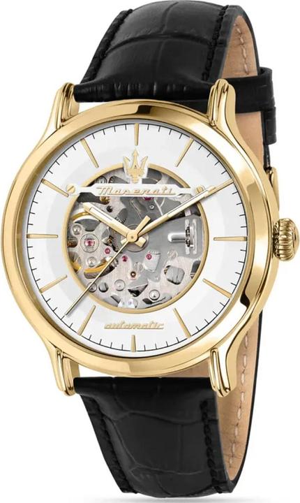 Immagine prodotto Maserati R8821118015 Herrenuhr Epoca Automatik 42mm 10ATM (Orologio da polso analogico, 42 mm)