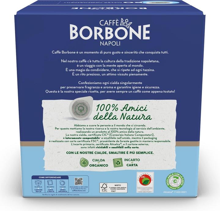Immagine prodotto Caffè Borbone Baccelli Nobile (50 x Porta.)