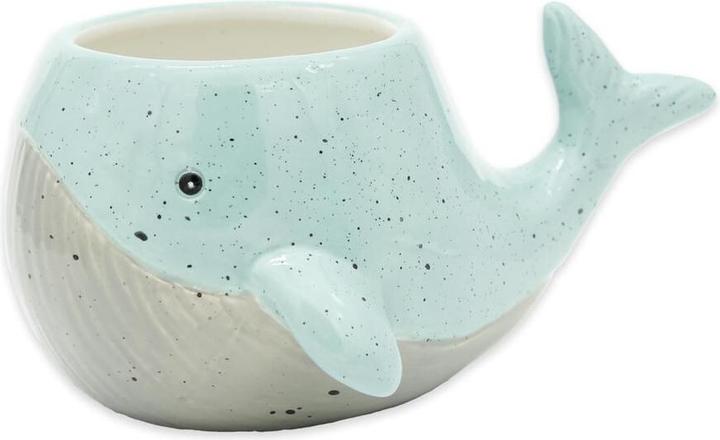 Winkee - Whale Mug - Light Blue and Grey (1x)
