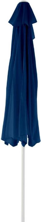 Produktbild VCM Balkon-Sonnenschirm Blau halbrund Gartenschirm Sonnenschutz 2,7m mit Kurbel (2.70 m)