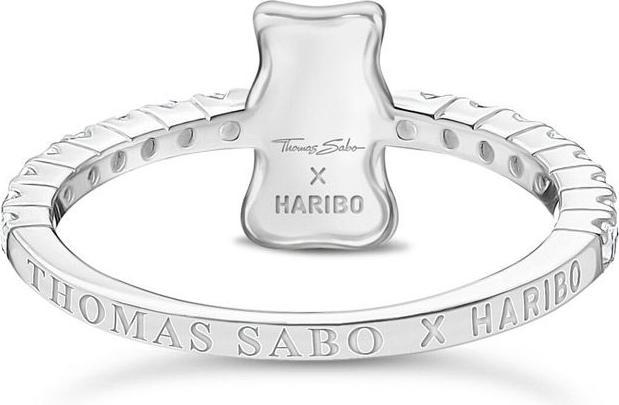 Produktbild Thomas Sabo Ring mit HARIBO Goldbär und Steinen Silber (54)