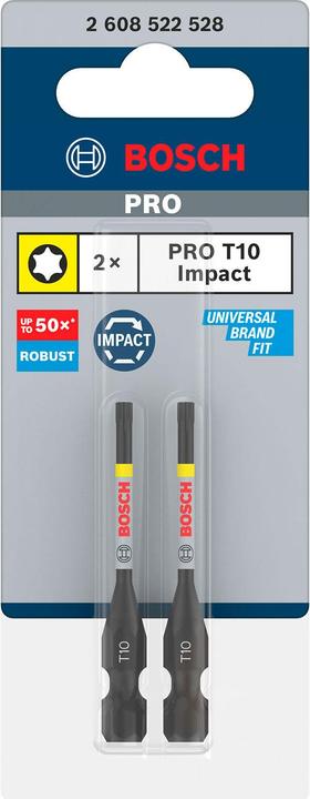 Produktbild Bosch Professional Zubehör PRO Torx Impact Bit (Innensechsrund TX)