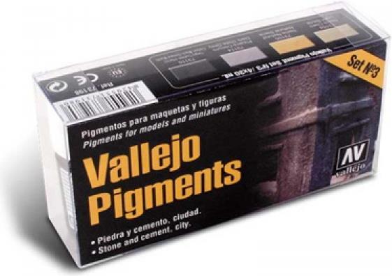 Actual product image Vallejo Stone and Cement Pigment Set