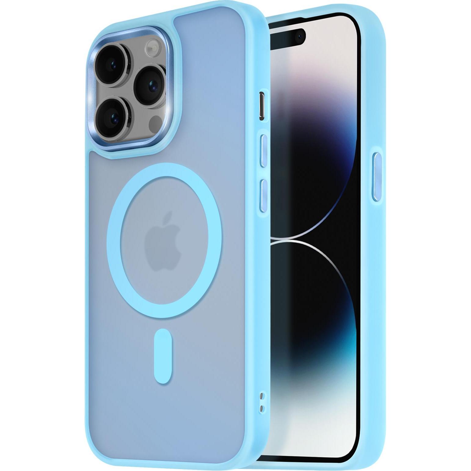Avizar Frost Color Case (Apple iPhone 14 Pro), Smartphone Hülle, Blau