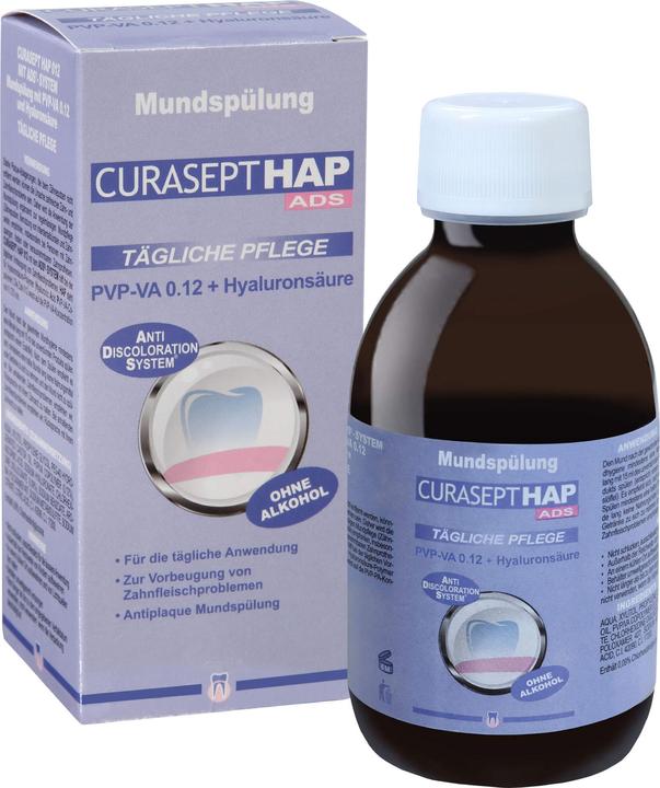 Immagine prodotto Curasept HAP012 PVP-VA 0,12 + Hyaluron Collutorio, 200 ml FLA (200 ml, Collutorio)