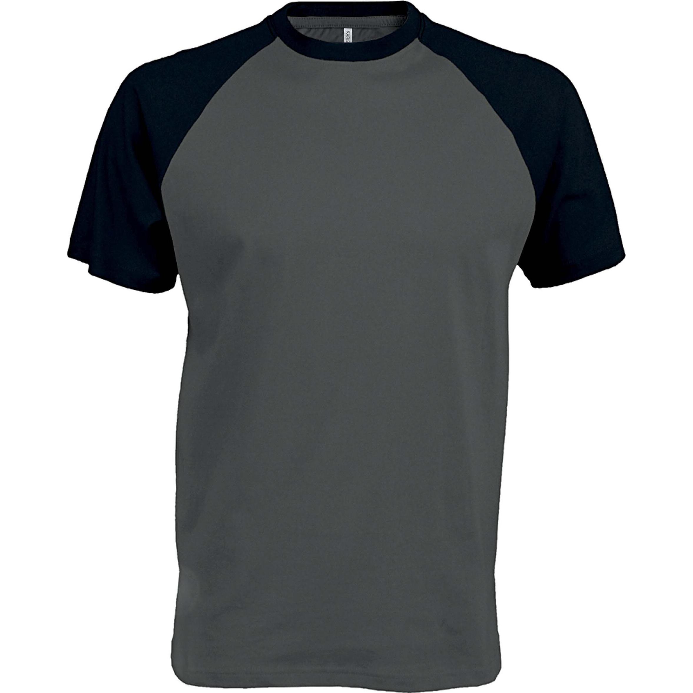Kariban, Herren, Sportshirt, Base Ball (L), Orange, L
