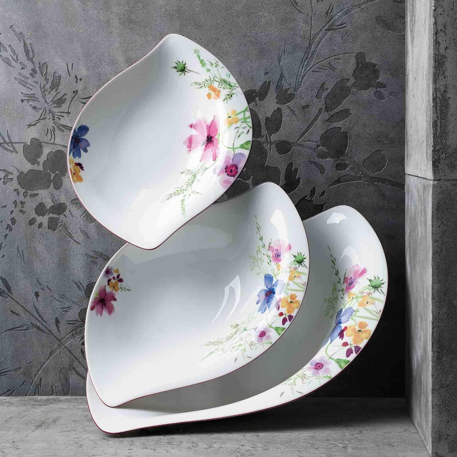 Thumbnail - Villeroy & Boch Multipack Mariefleur Gris Serve & Salad Schale tief - 6 Stück, Schüssel + Schale, Mehrfarbig